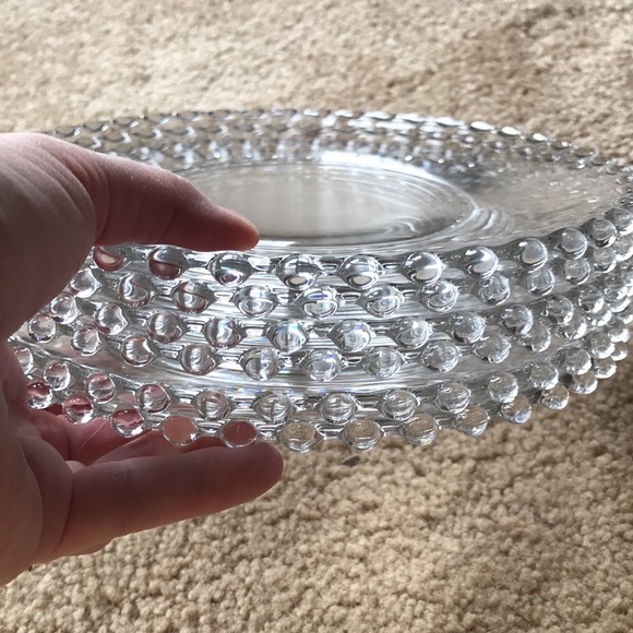 Set of 6 Vintage Candlewick Salad Plates by IMPERIAL GLASS - Picture 6 of 7